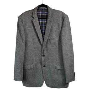 U.S. Polo Assn. Men's Gray Wool Blend 2-Button Sport Coat Jacket Blazer 46L